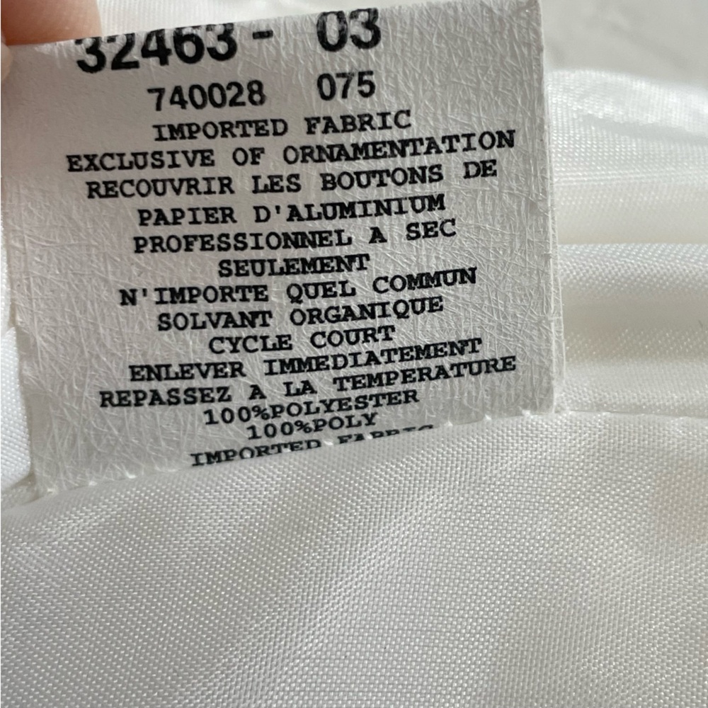 Jessica McClintock for Gunne Sax Vintage Tuxedo Formal Dress Prom Vintage Size 7 - Picture 10 of 15